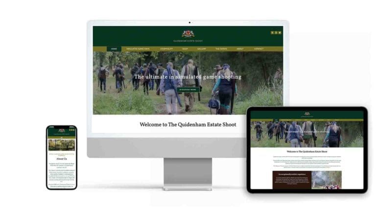 Quidenham Estate Shoot — Website Design in Norfolk and Suffolk