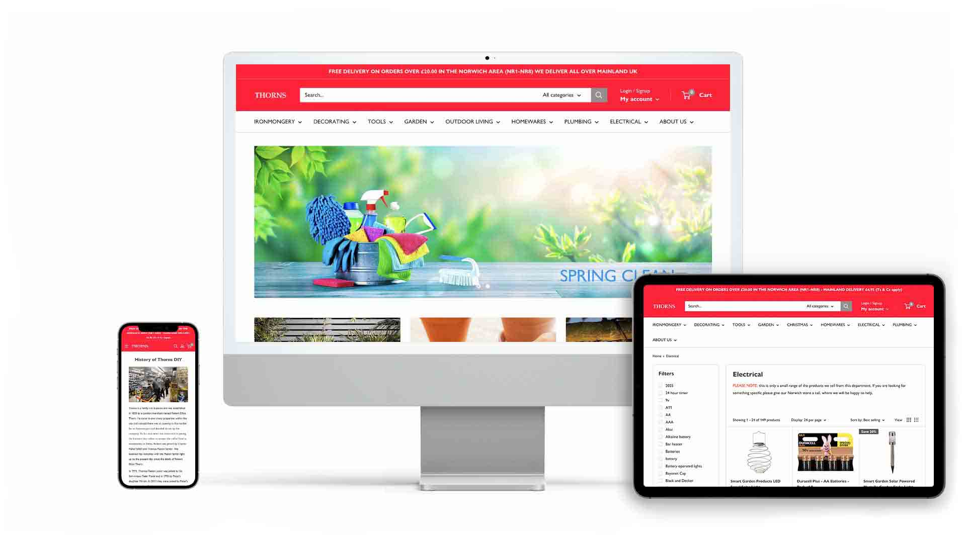Thorns DIY — Website Design in Norfolk and Suffolk