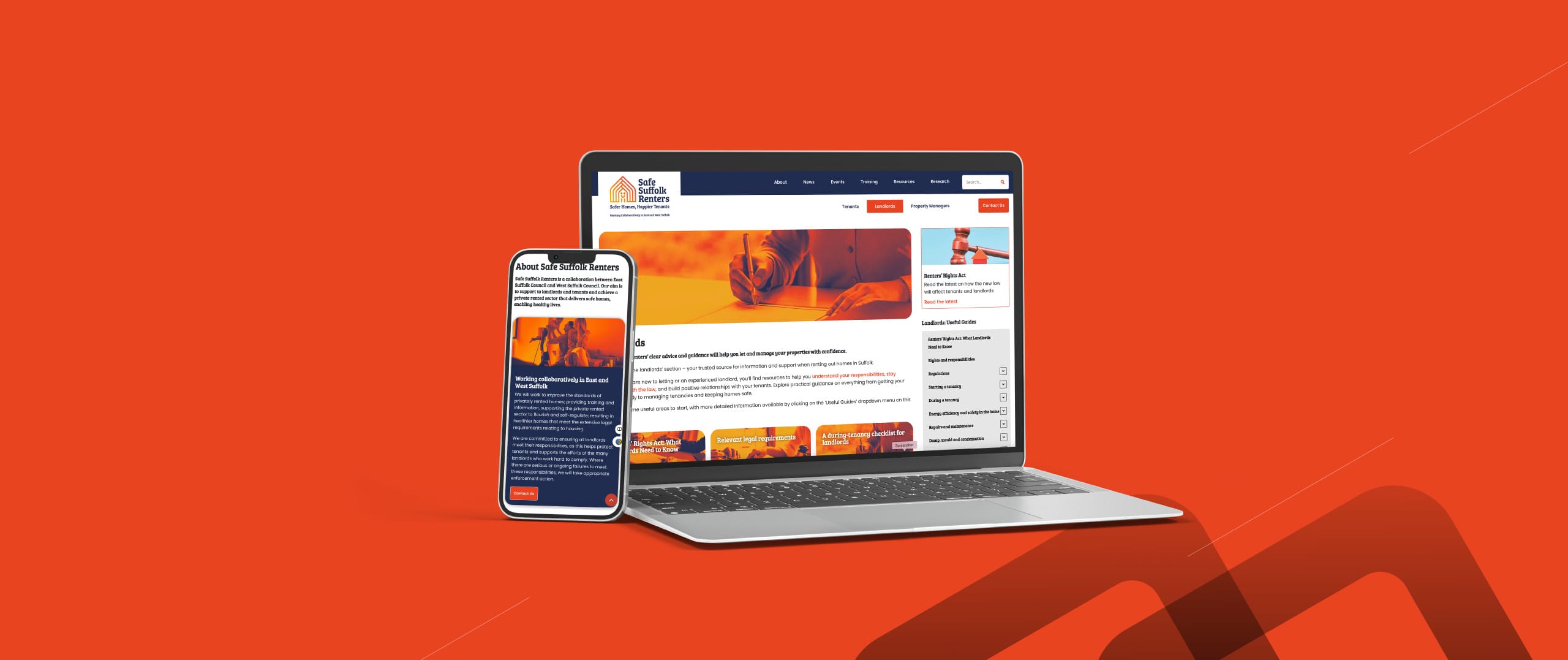 Safe Suffolk Renters — Website Design in Norfolk and Suffolk