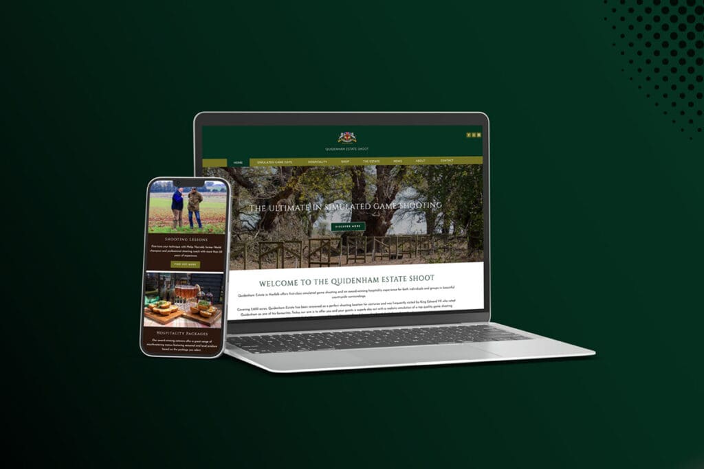 Quidenham Estate Shoot — Website Design in Norfolk