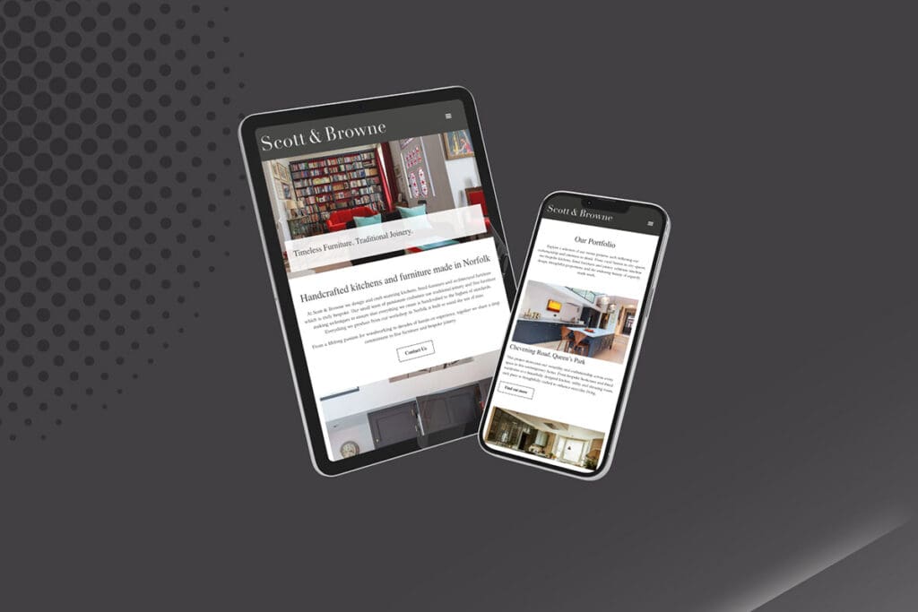 Website Design in Norfolk for Scott & Browne