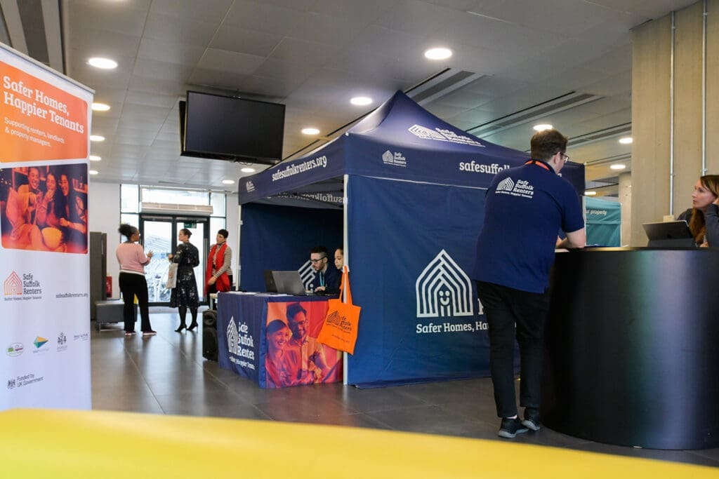 Promotional materials for events - gazebo by Splice Creative based in Diss, Norfolk